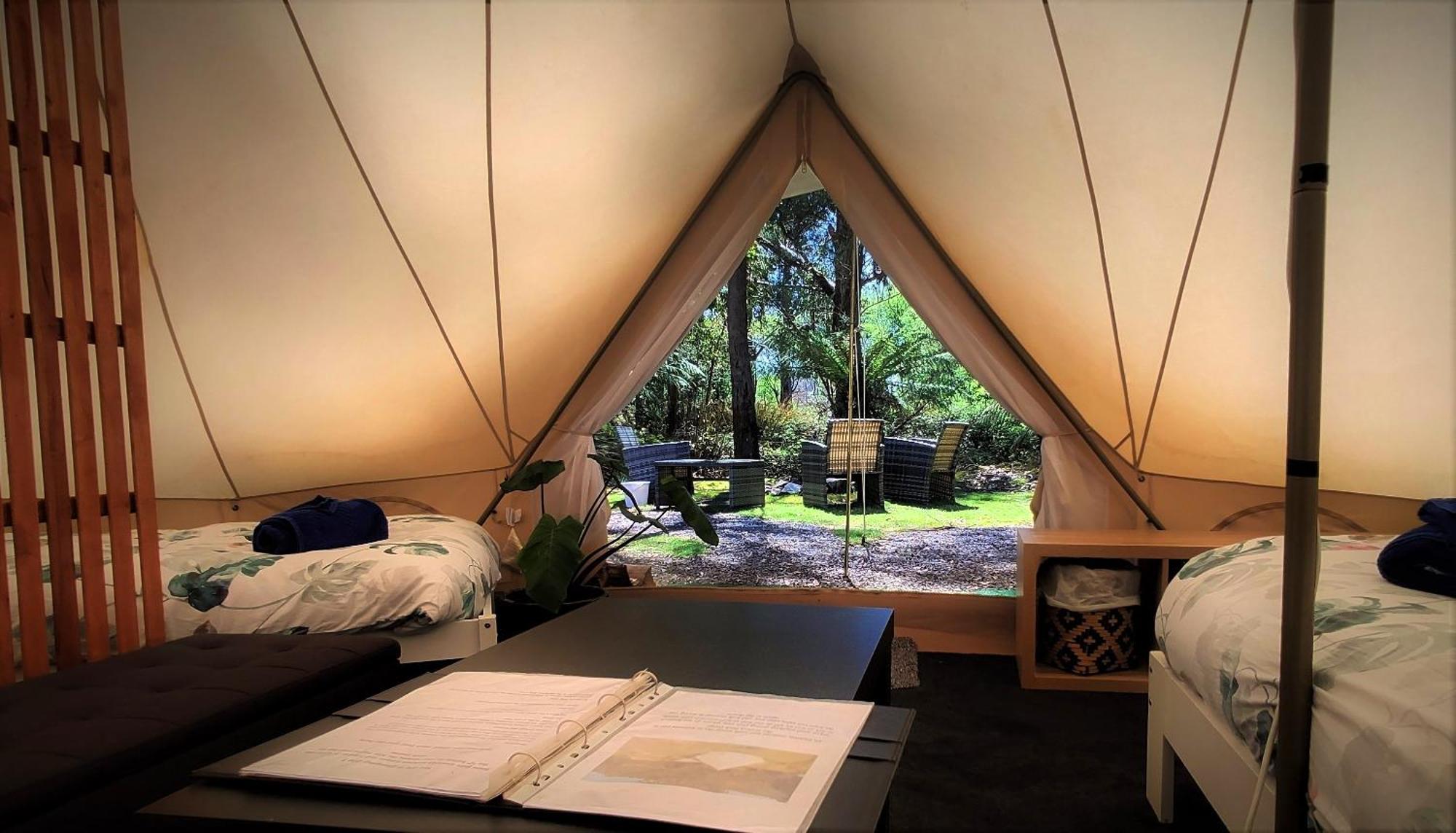 Glamping At Zeehan Bush Camp Eksteriør bilde